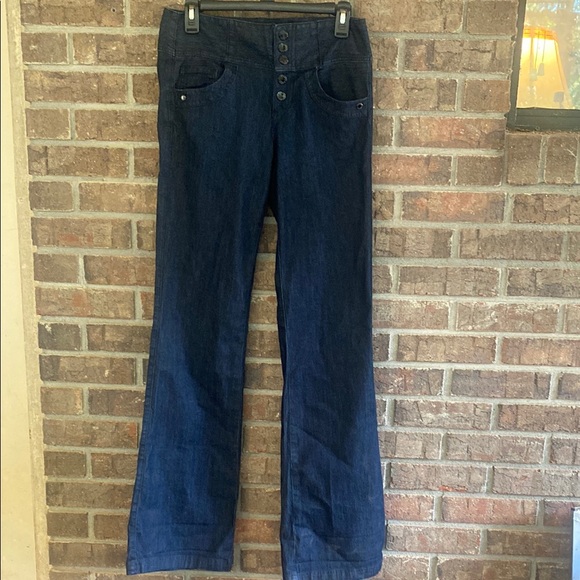 Guess Midnight Blue Wide Leg Trouser style Jeans - Picture 1 of 4